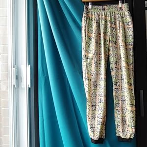 Moon Neon Tapered Neon Slacks